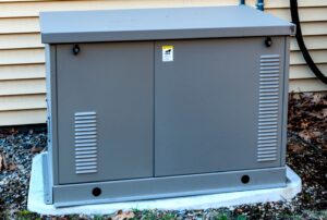 Residential standby generator installed outside a home, highlighting generator installation costs, backup power solutions, and professional electrical services from Family Heating, Cooling and Electric. Call us today for help with how much does it cost to install a generator, generator installation cost, whole house generator cost, standby generator installation price, home generator installation, backup generator cost, residential generator installation, automatic transfer switch installation, electrical panel upgrades for generators, licensed generator installer, emergency power solutions, generator installation near me, whole house generator near me, backup generator installer near me, generator electrician near me, electrical services near me, home backup power systems, natural gas generator installation, propane generator installation, generator wiring and permits, affordable generator installation, professional generator services, Family Heating, Cooling and Electric generator installation.