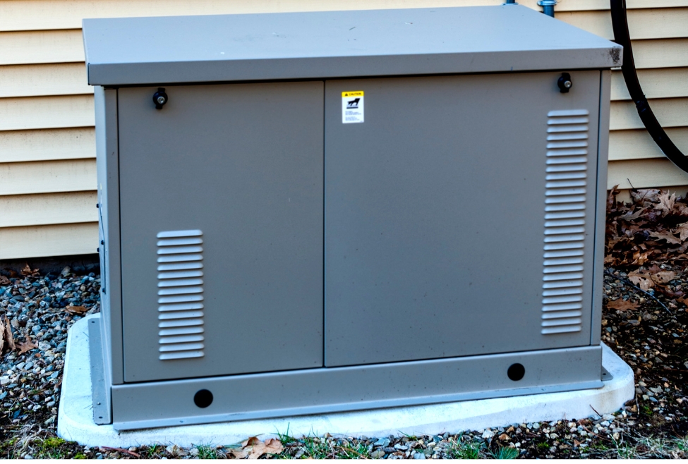 Residential standby generator installed outside a home, highlighting generator installation costs, backup power solutions, and professional electrical services from Family Heating, Cooling and Electric. Call us today for help with how much does it cost to install a generator, generator installation cost, whole house generator cost, standby generator installation price, home generator installation, backup generator cost, residential generator installation, automatic transfer switch installation, electrical panel upgrades for generators, licensed generator installer, emergency power solutions, generator installation near me, whole house generator near me, backup generator installer near me, generator electrician near me, electrical services near me, home backup power systems, natural gas generator installation, propane generator installation, generator wiring and permits, affordable generator installation, professional generator services, Family Heating, Cooling and Electric generator installation.